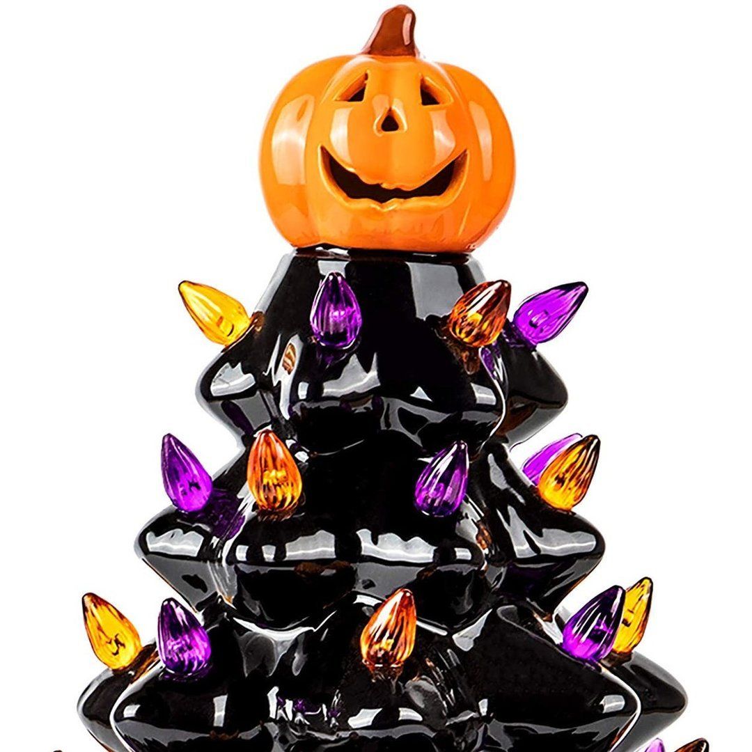 Halloween Colored lights Christmas Tree