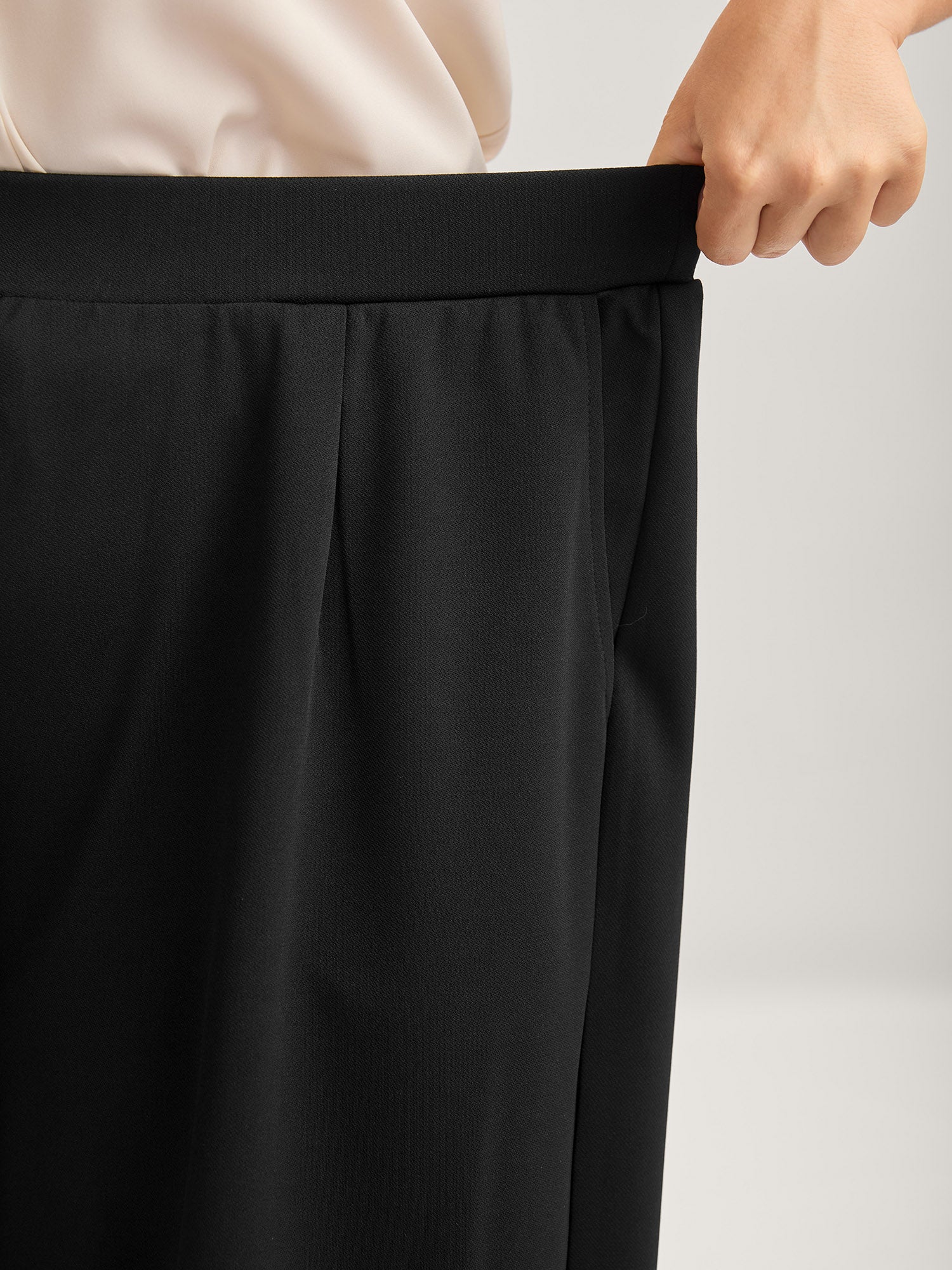 No-Waist Gap Wide-Leg Pants