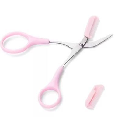 Eyebrow Scissors With Eyebrow Comb – Cutting Scissors For Eyebrow