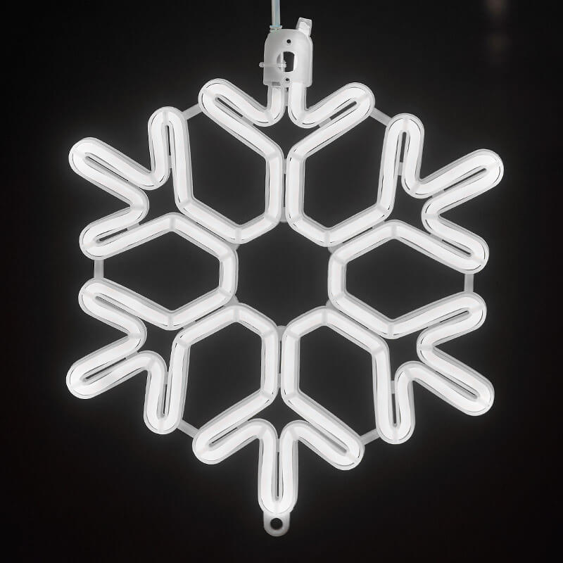 Christmas LED Snowflake Waterproof Decoration Hanging Light