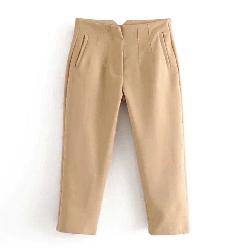 Fashion Office Wear Straight Pants