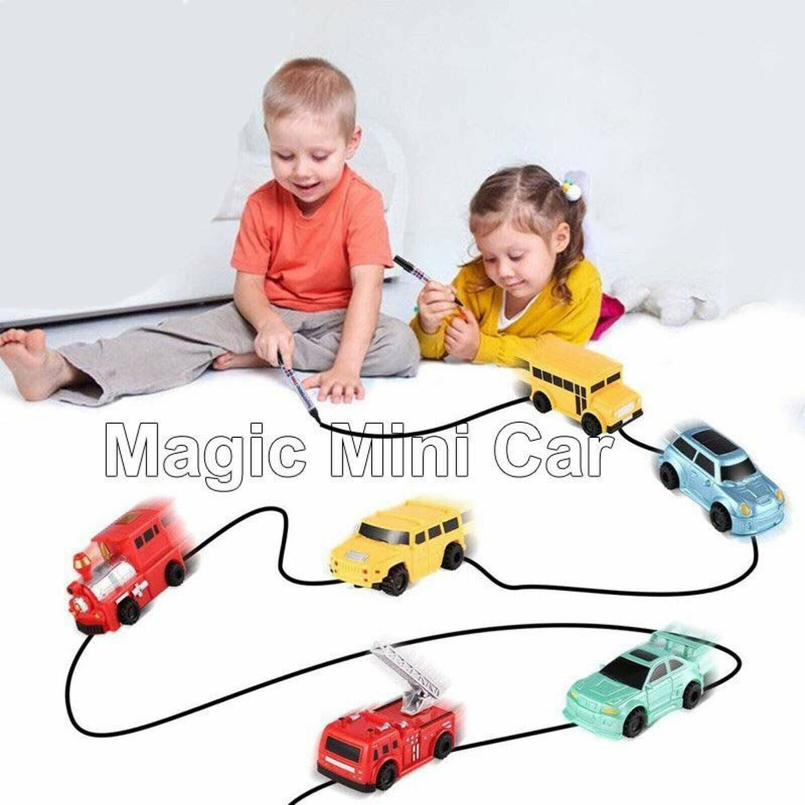 Only one-time sale throughout the year Sale-🔥47% OFF🔥)Magic Inductive Truck Toy Follows Line Drawn  Toy Vehicles Gift for Kids & Children
