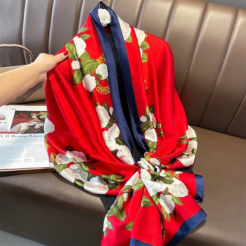 Fashion Silk Scarf (707 Main Color) Nhcj0164-707 Main Color