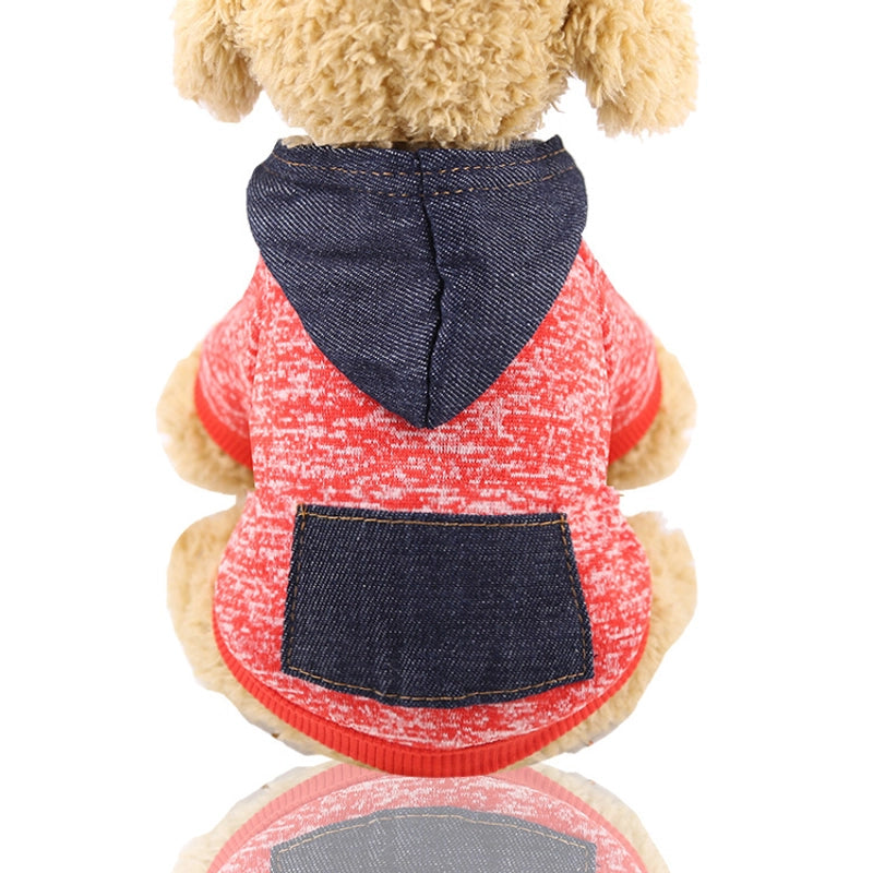 Clearance Autumn And Winter Fleece Sweater Pocket Two-legged Sports Style Pet Dog Cat Clothes Outdoor Manufacturers