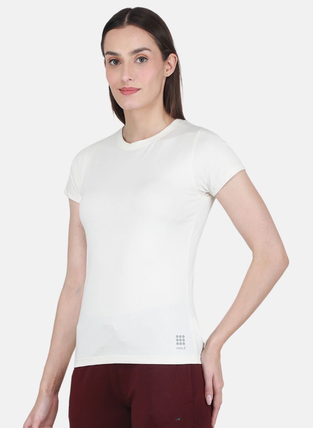 Rock-it Women Off White Solid Top