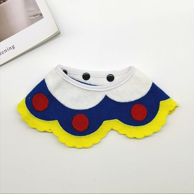 Cartoon Dog Cat Bandana Bibs