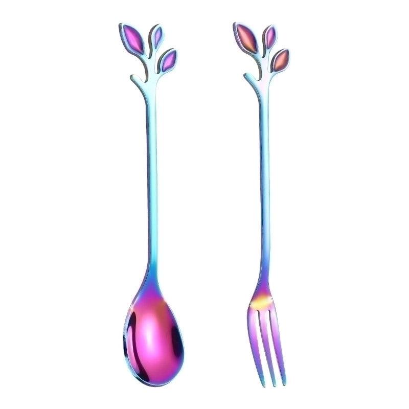 Casual Flower Stainless Steel Spoon
