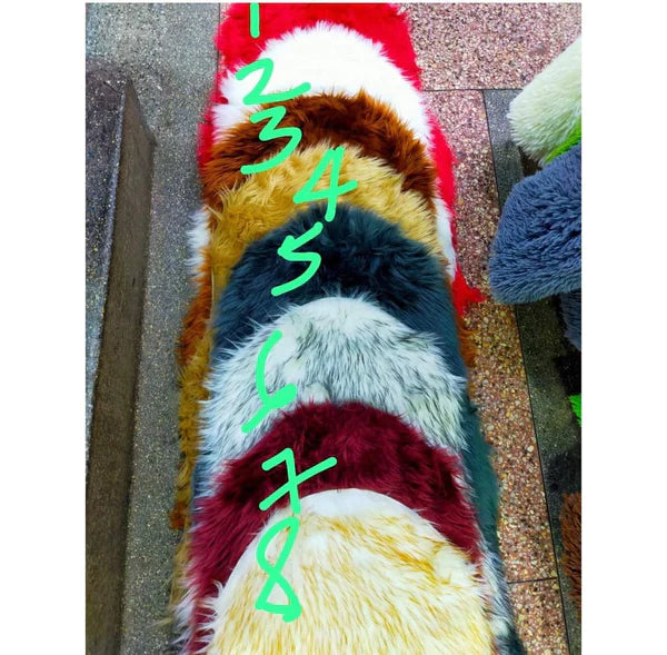 Home decorative Faux fur mats