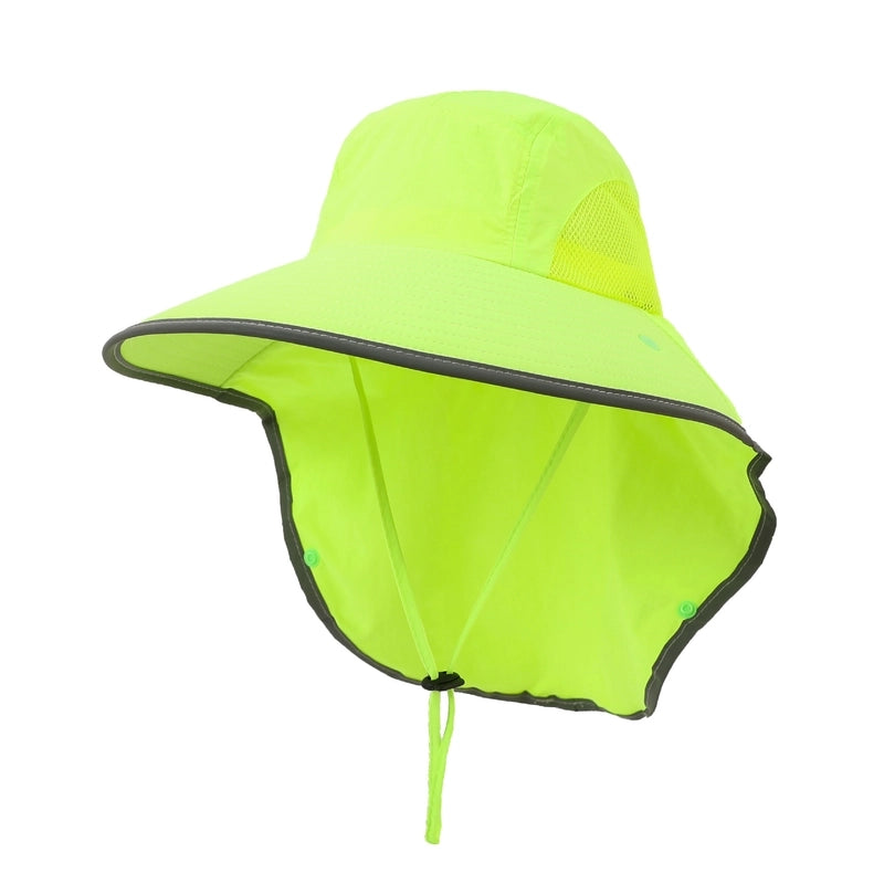 Unisex Fashion Solid Color Wide Eaves Bucket Hat