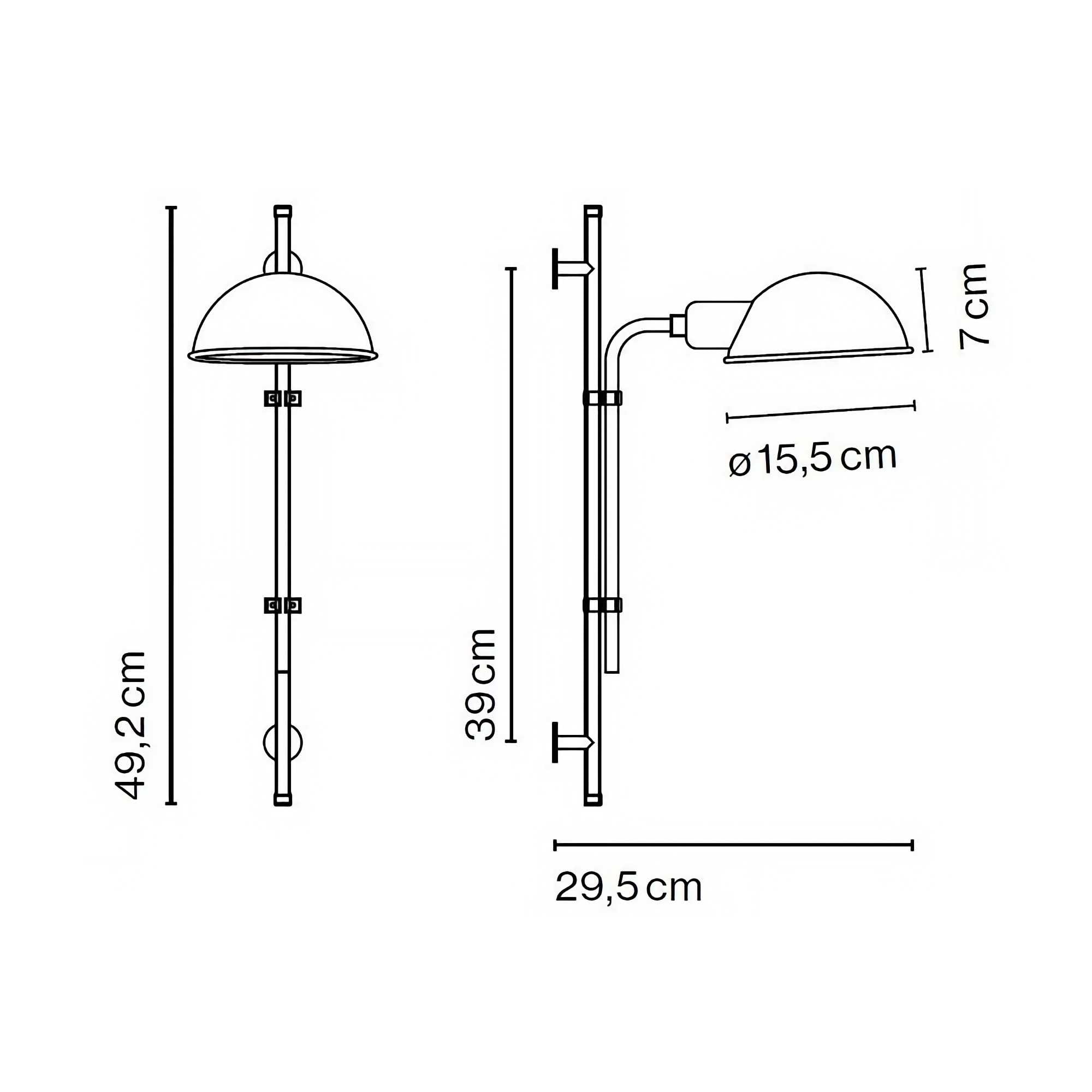 Marset Funiculi A Wall Lamp. Off-White