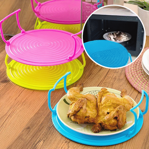 ⛄Spring Hot Sale- 49% OFF--🎈Microwave Oven Steamer Storage Rack (Random color)🍱--buy more save more👍