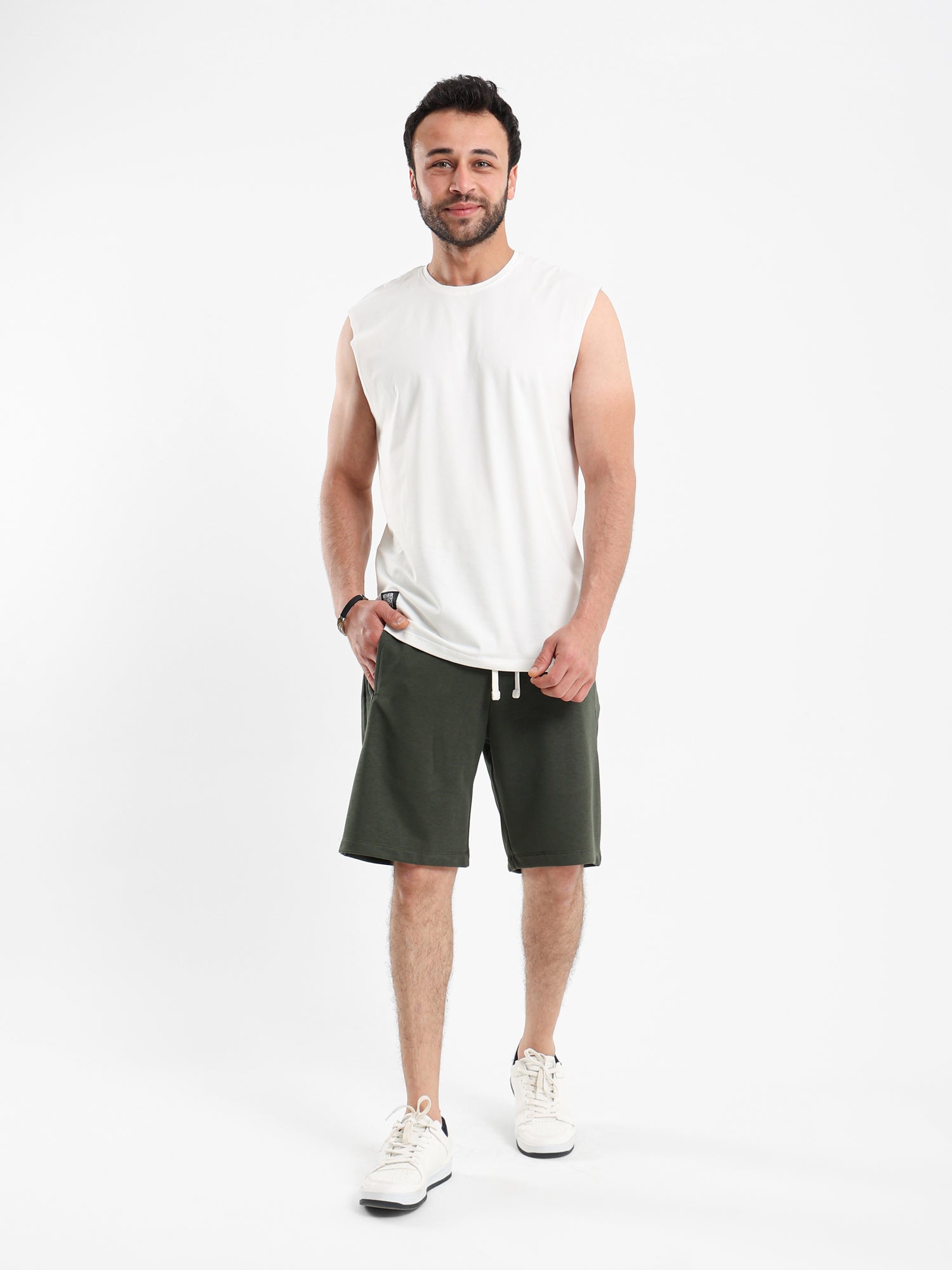 Basic Melton Shorts Regular Fit