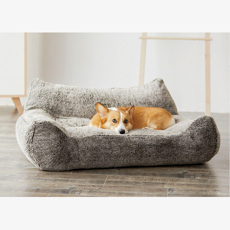 Large Cozy Plush Dog Sofa Bed