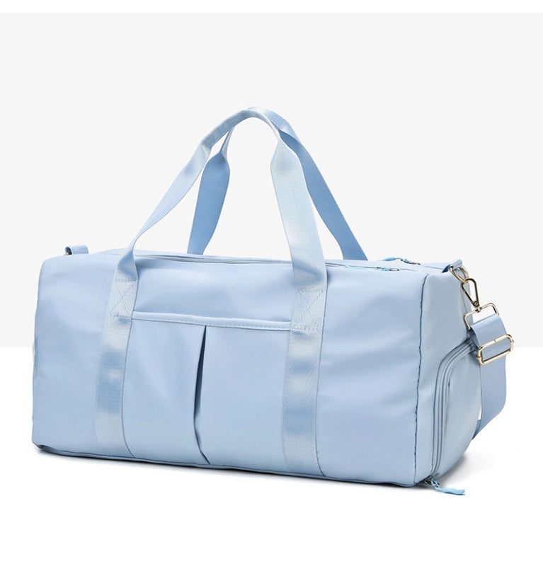 Unisex Fashion Solid Color Nylon Waterproof Travel Bags