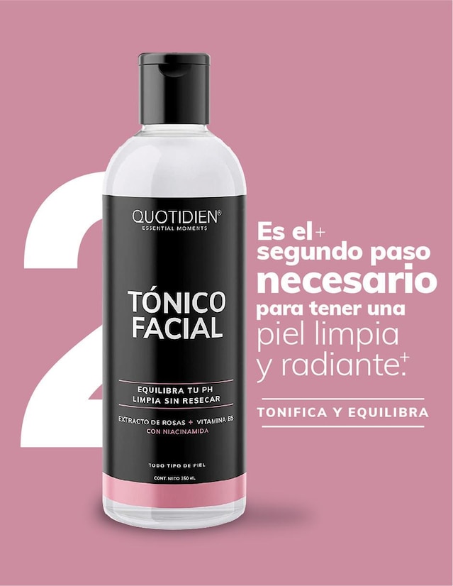 Kit Limpiador + Tónico + Serum Vitamina C + Acido Hialuronico Skin Care Suero Facial Quotidien