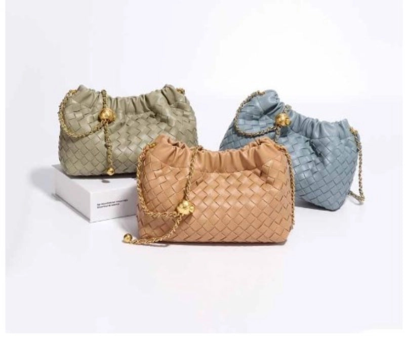 Women's Small All Seasons Pu Leather Solid Color Classic Style Square String Shoulder Bag