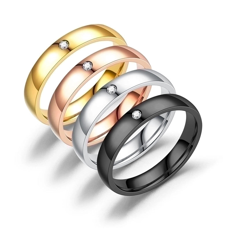 Fashion U Shape Stainless Steel 18K Gold Plated