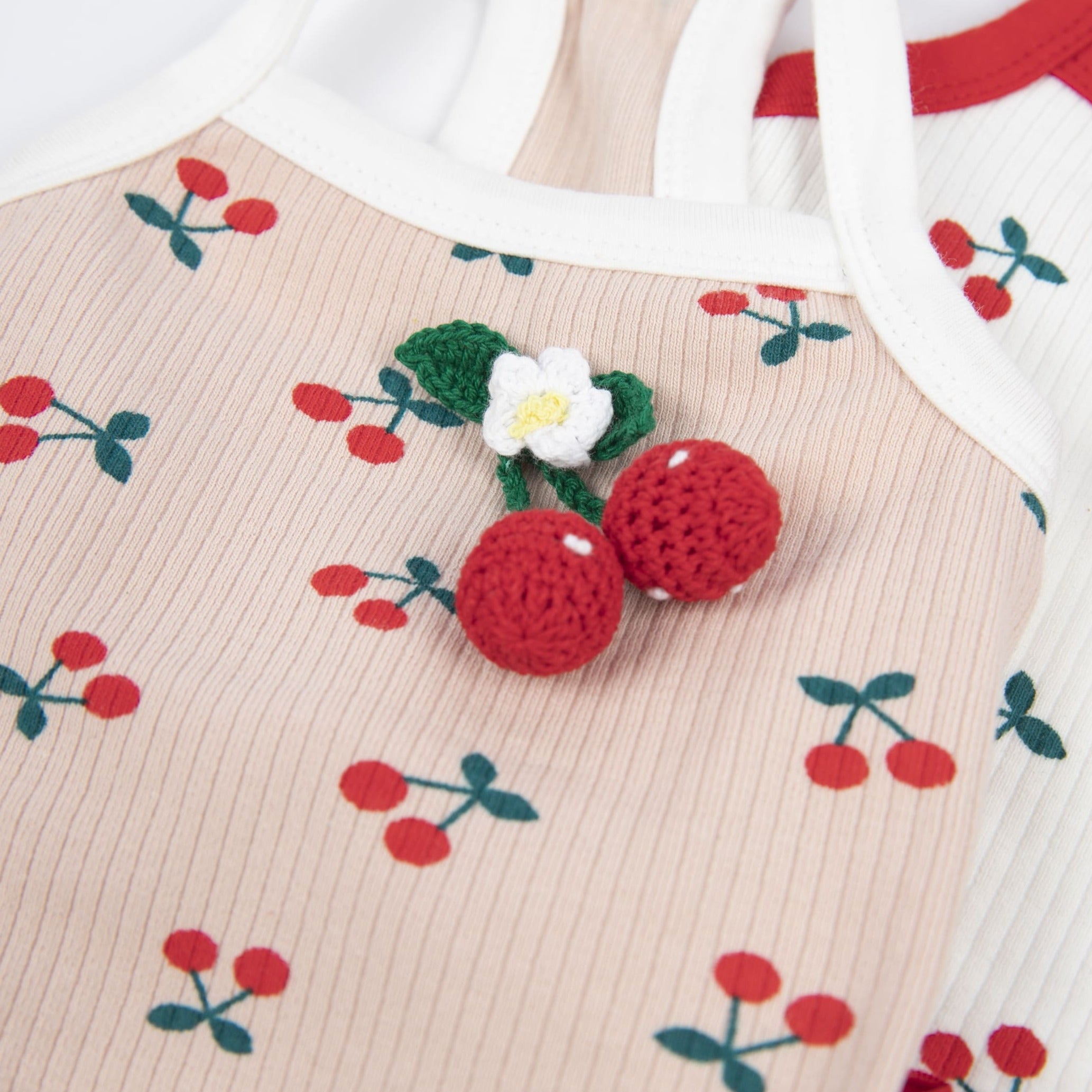 Sweet Cherry Decor Short Dog Cat Vest