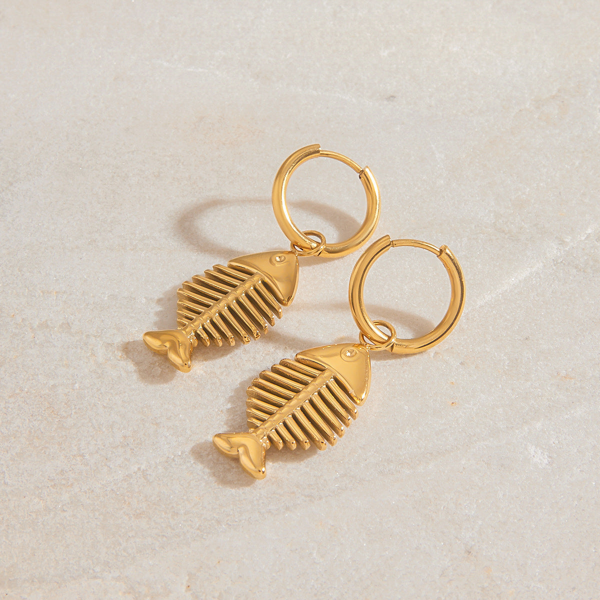 Holiday Stainless Steel Earrings Earrings Niche Design Titanium Steel Earrings
