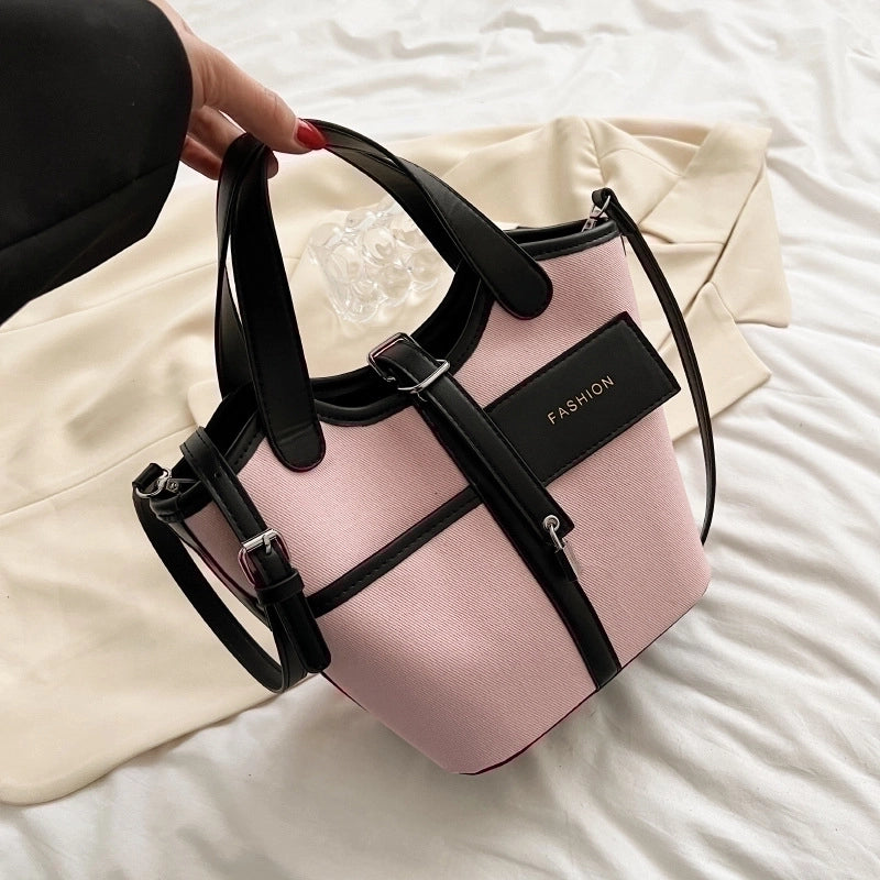 Women's Medium All Seasons Pu Leather Streetwear Bucket Bag