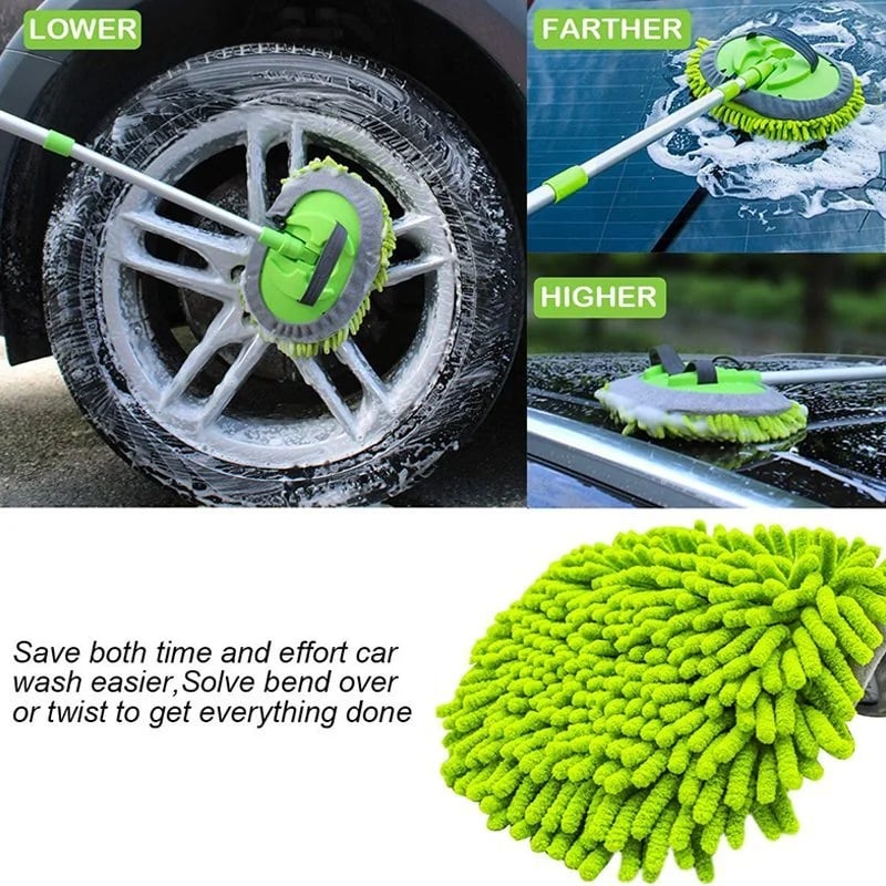 2 in 1 Car Cleaning Brush Mop | Buy 2 Free Shipping