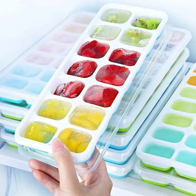 Silicone Ice Tray With Lid