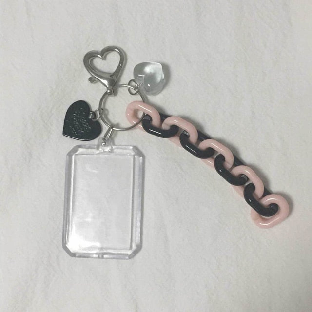 Heart Photo Keychain