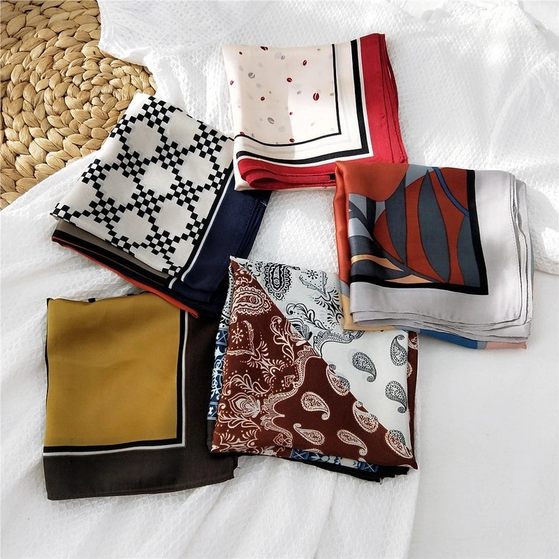Simple Retro Square Scarf
