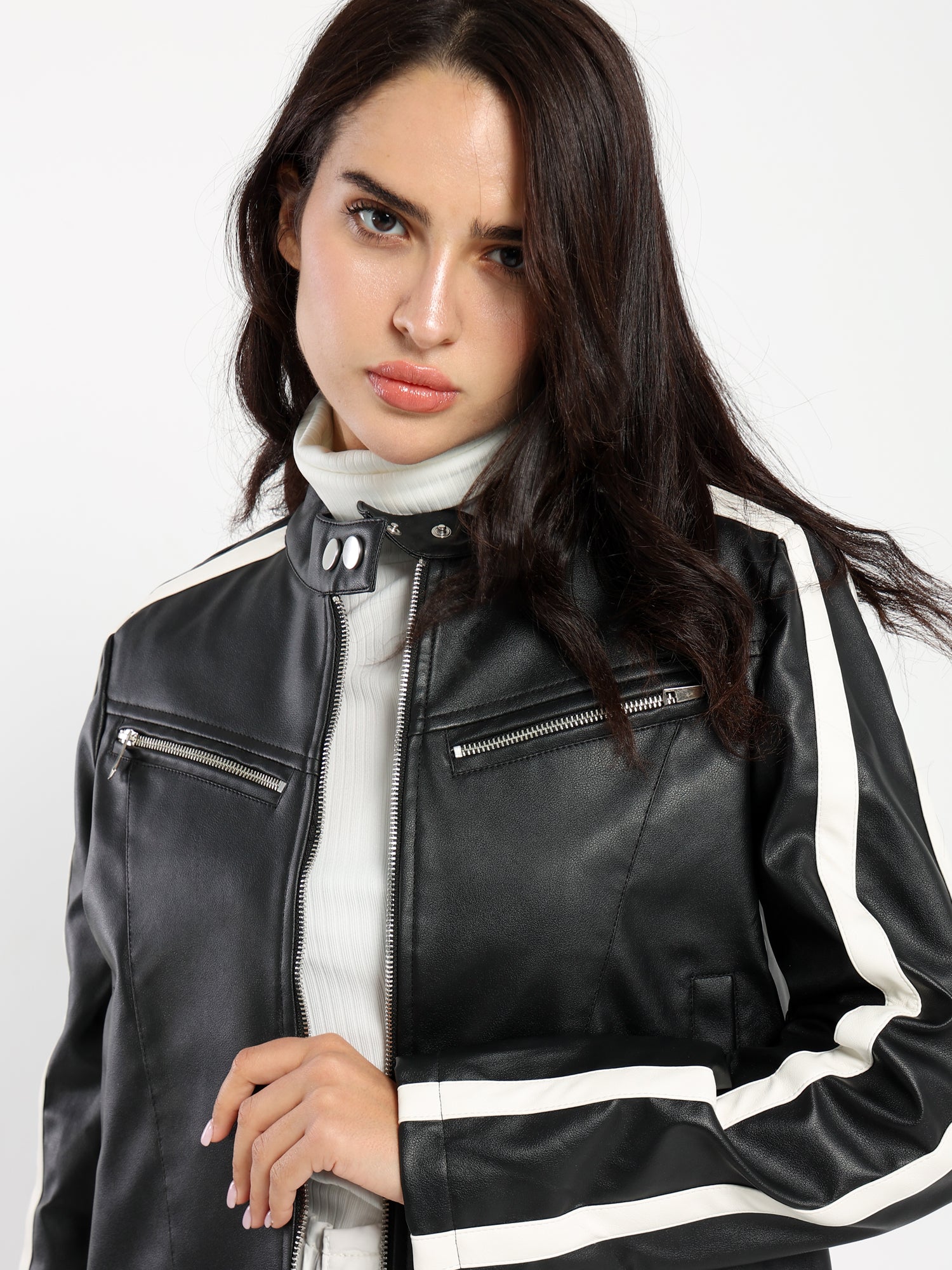 Color Block Casual Jacket