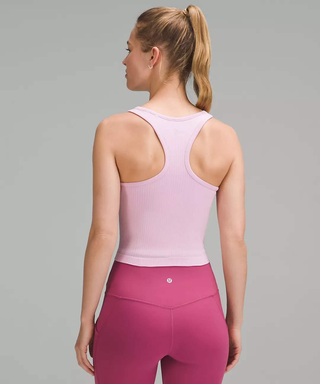 Ebb to Street Cropped Racerback Tank Top Light Support, B/C Cup