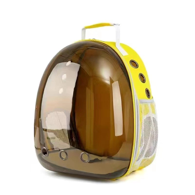Shoulder Cat Bag Transparent Pet Bag Portable Outgoing Panoramic Transparent Cat Bag Lightweight Breathable Backpack For Pet