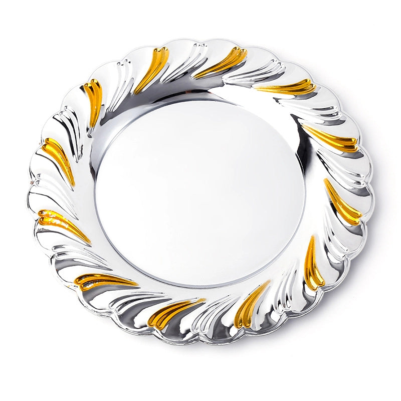 Casual Solid Color Metal Plate 1 Piece