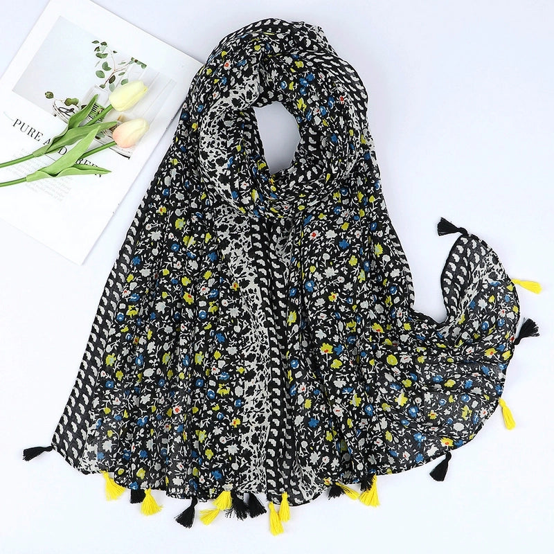Unisex Vacation Sweet Geometric Polyester Scarf