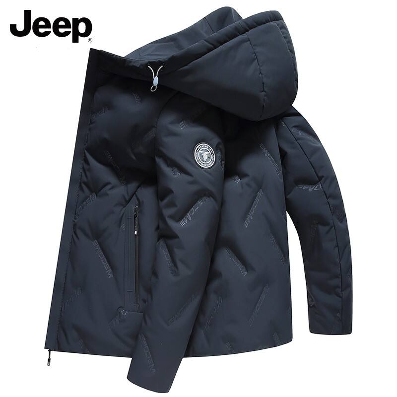 2023-Jeep-nueva chaqueta térmica de lana cálida para hombre