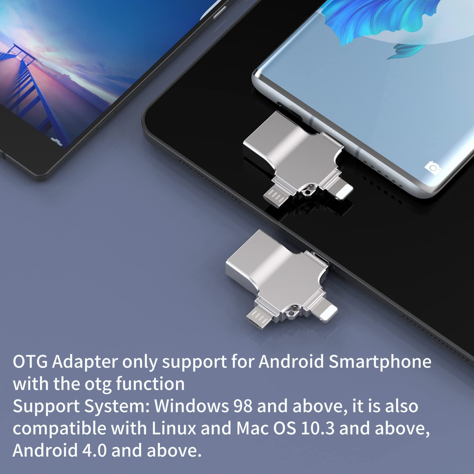 3 in 1 OTG Multifunction Converter