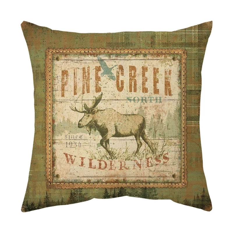 Cute Animal Short Plush Pillow Cases