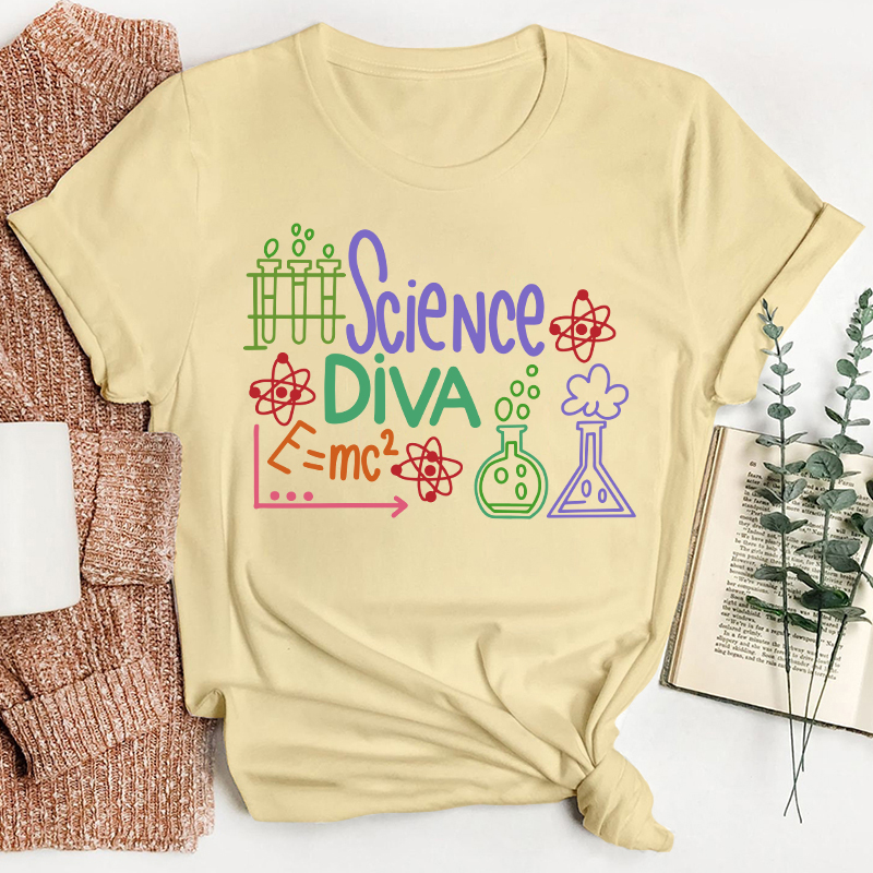 Science Diva Teacher T-Shirt