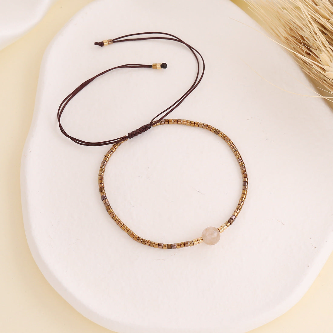 Women  Bohemian Flower Bead Bracelets