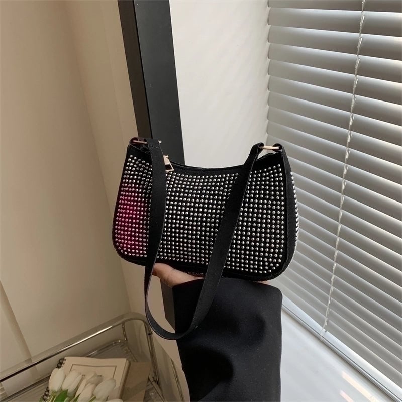Women's Pu Leather Solid Color Fashion Square Zipper Shoulder Bag Crossbody Bag