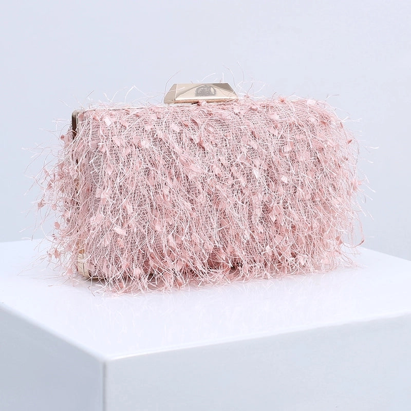 Women's Small Polyester Solid Color Streetwear Cylindrical Lock Clasp Shoulder Bag Crossbody Bag
