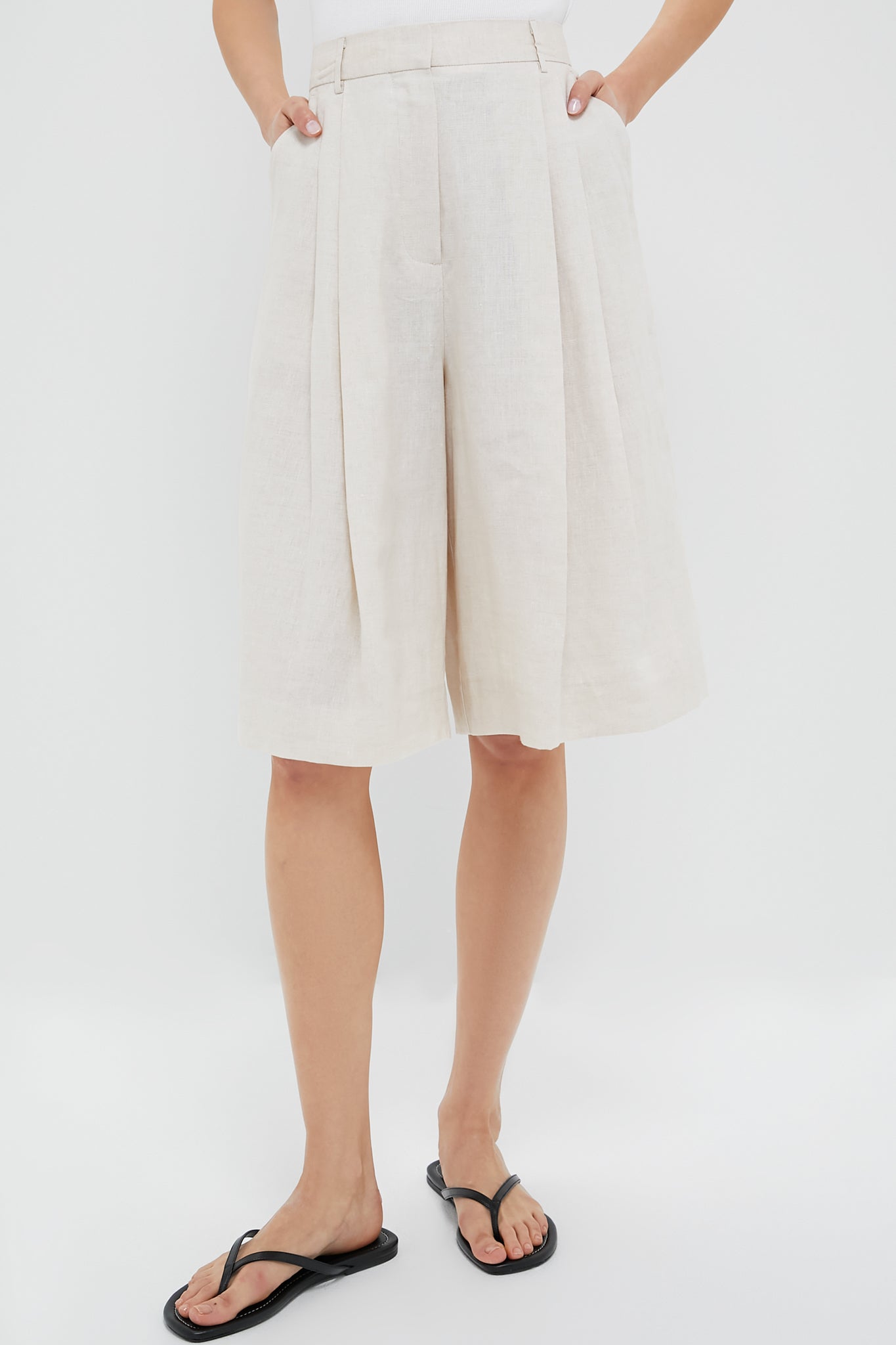 Natural Cruz Linen Short