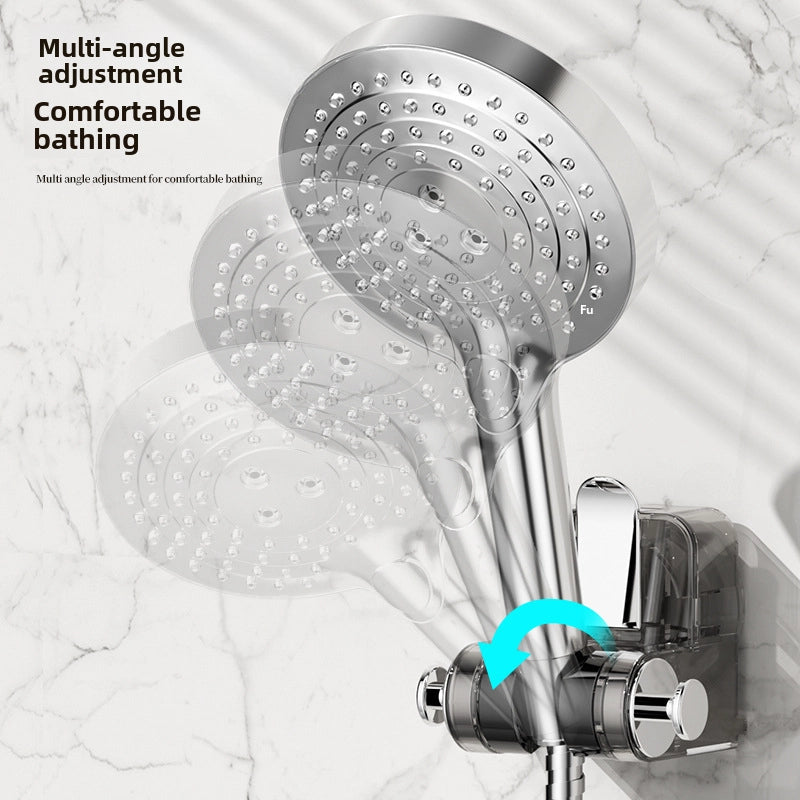 Suction Cup Shower Bracket Removable Bathroom Bathroom Shower Head Holder Adjustable Moisture-proof Shower Rack