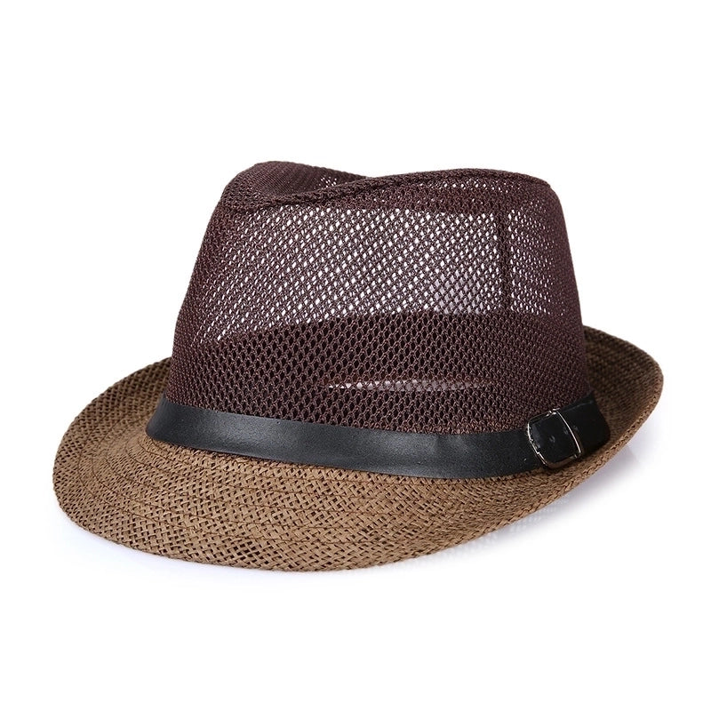 Women's Minimalist Solid Color Crimping Fedora Hat