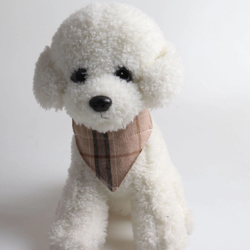 Minimalist Classic Style Plaid Pet Collar