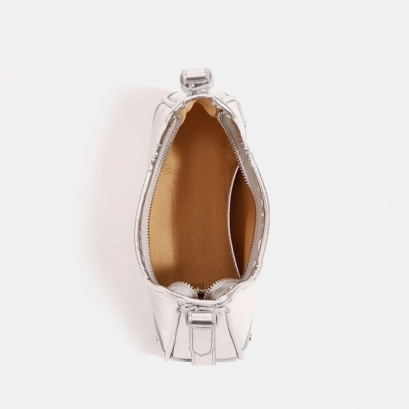 Women's Small All Seasons Pu Leather Classic Style Underarm Bag