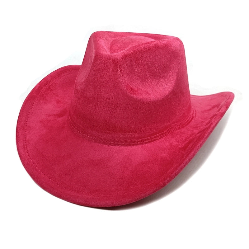 Women's Classic Style Solid Color Flat Eaves Fedora Hat