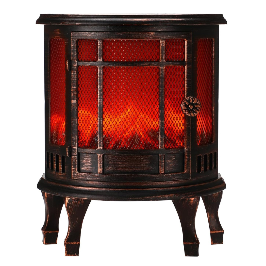 Portable Fireplace Lantern. Decorative Fireplace USB/Battery Operated Fireplace Lights