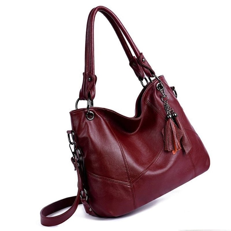 Women's All Seasons Pu Leather Solid Color Elegant Square Zipper Shoulder Bag
