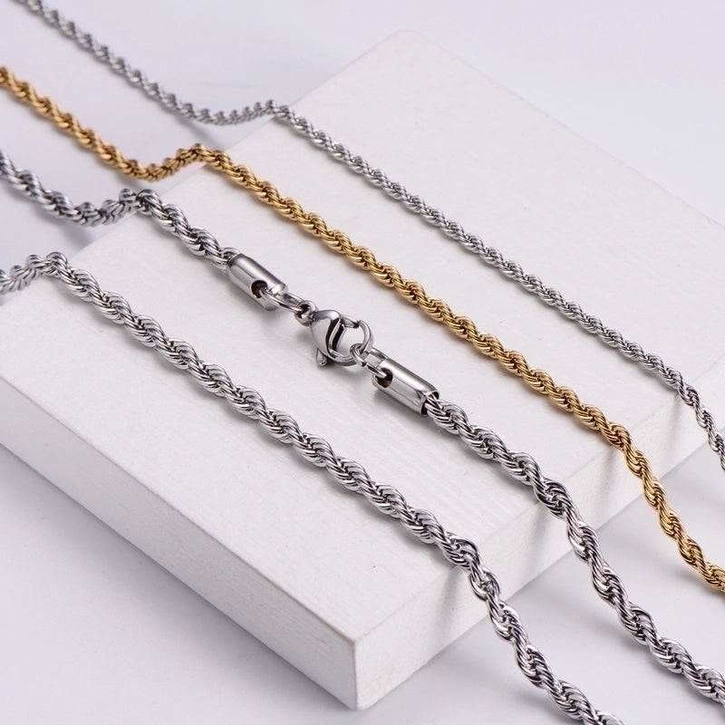 304 Stainless Steel 18K Gold Plated Hip-Hop Inlaid Gold Insect Necklace