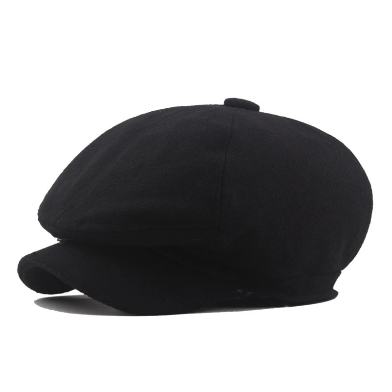 Men's Vintage Style British Style Argyle Curved Eaves Beret Hat